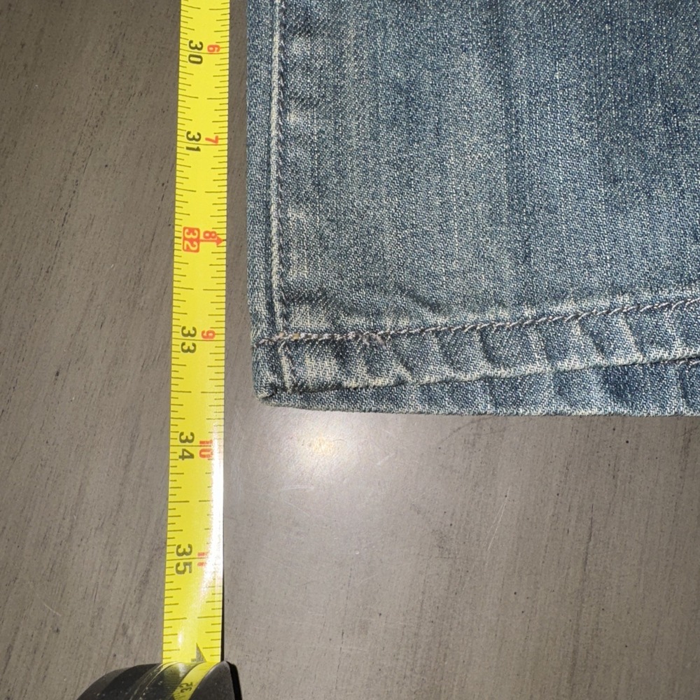Marc Ecko Cut and Sew Boot Cut Jeans Mens Size 42x34 Blue Denim Mid Rise NWT - Picture 11 of 16